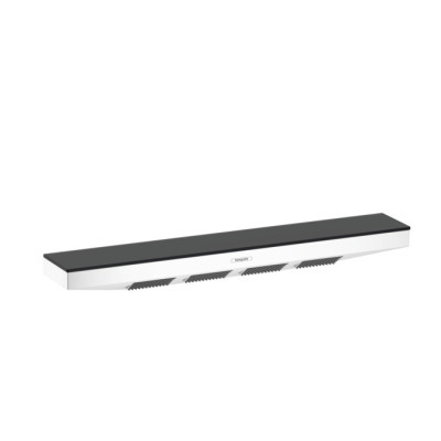 Masažas pečių 802x81mm 1jet su lentyna, balta matinė