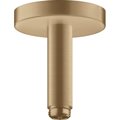 Laikiklis iš lubų dušo galvai AXOR ShowerSolutions, 100 mm, šlifuotos bronzos spalvos (Brushed Bronze)