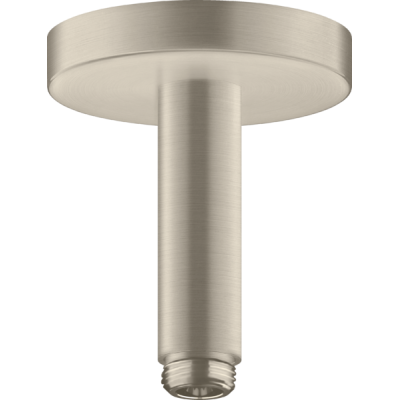 Laikiklis iš lubų dušo galvai AXOR ShowerSolutions, 100 mm, šlifuoto nikelio spalvos (Brushed Nickel)