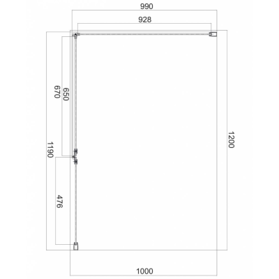 Stačiakampė dušo kabina su varstomomis durimis, OMNIRES MANHATTAN, 120 x 100 x 195 cm, juoda matinė/skaidrus stikl Stačiakampė dušo kabina su varstomomis durimis, OMNIRES MANHATTAN, 120 x 100 x 195 cm, juoda matinė/skaidrus stikl