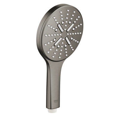 Rankinis dušelis Grohe SmartActive 130 3 srovių matinė grafito spalva (Brushed hard graphite)