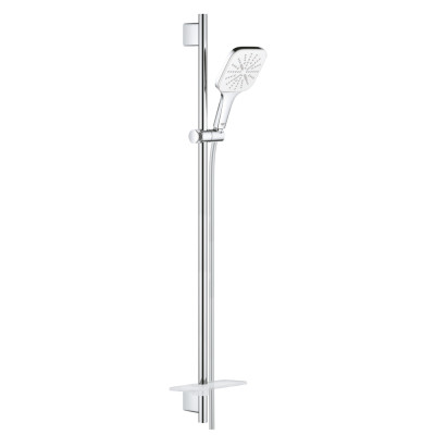 Dušo komplektas GROHE Rainshower SmartActive 130 Cube, baltas