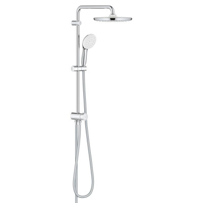 Dušo sistema GROHE Tempesta System 250 su diverteriu, chromo spalvos