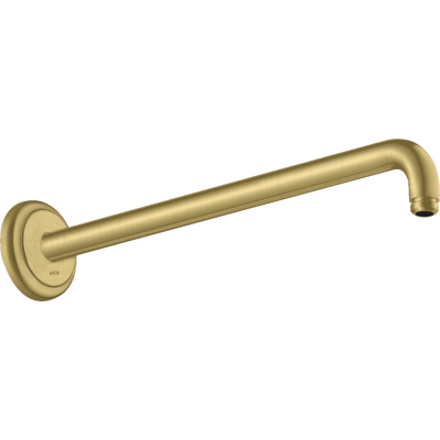 Alkūnė dušo galvai iš sienos AXOR Montreux, 389 mm, šlifuoto žalvario spalvos (Brushed Brass)