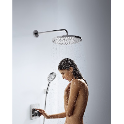 Potinkinė dušo galva HANSGROHE Raindance Select S300 2jet su alkūne 390 mm, nuotrauka 4