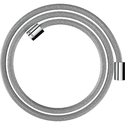 Dušo žarna AXOR ShowerSolutions, tekstilinė, 1,60 m, cilindrinės jungtys, chromas