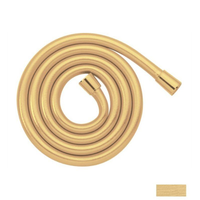 Dušo žarna AXOR ShowerSolutions, 1,6 m, metalo efektas, kūginės jungtys, šlifuoto aukso spalvos (Brushed Gold Optic)