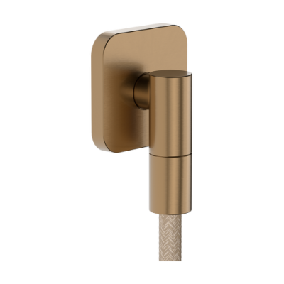 Jungtis dušo žarnai HANSGROHE FixFit Fine Soft square, matinė bronza
