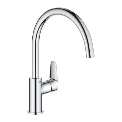 Plautuvės maišytuvas GROHE BauEdge, chromo spalvos