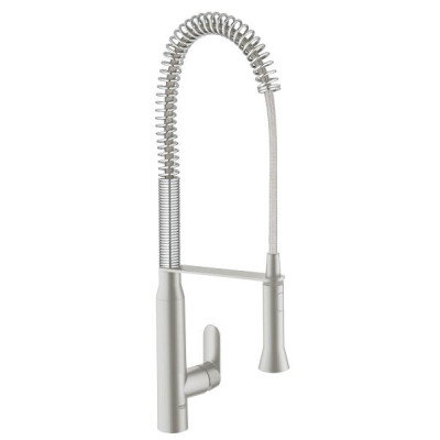 Plautuvės maišytuvas GROHE K7, nerūdijančio plieno spalvos