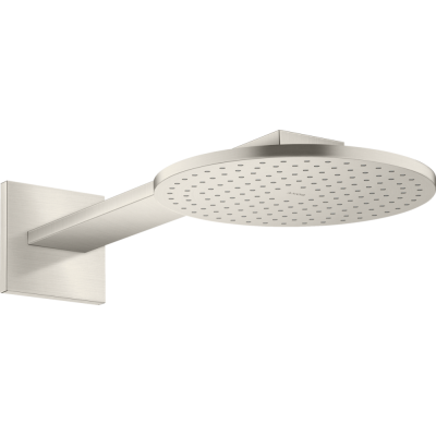 Dušo galva su laikikliu iš sienos AXOR ShowerSolutions 250 1 jet, nerūdijančio plieno spalvos (Stainless Steel Optic)