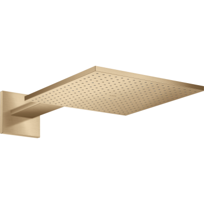 Dušo galva su laikikliu iš sienos AXOR ShowerSolutions 300/300 1jet, šlifuotos bronzos spalvos (Brushed Bronze)