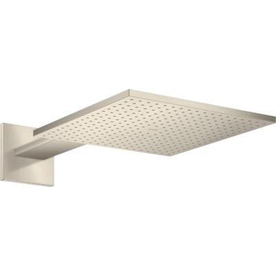 Dušo galva su laikikliu iš sienos AXOR ShowerSolutions 300/300 1jet, šlifuoto nikelio spalvos (Brushed Nickel)