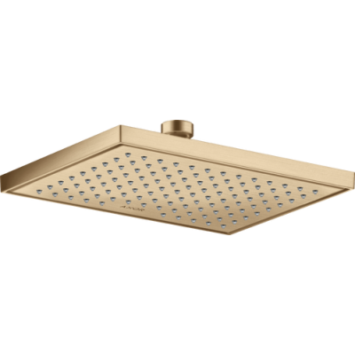 Dušo galva AXOR ShowerSolutions 245/185 1jet EcoSmart, šlifuotos bronzos spalvos (Brushed Bronze)