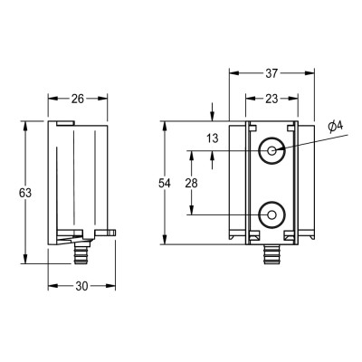 Baterijos su dėklu ACEX9023, 6V - 2