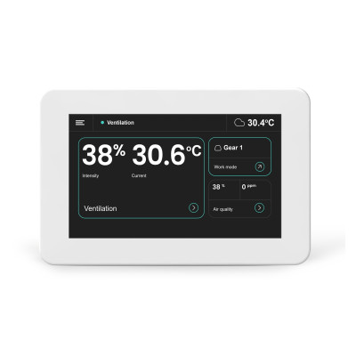 Oxygen LCD SimpleTouch pultas su WiFi ir Bluetooth, baltas Oxygen LCD SimpleTouch pultas su WiFi ir Bluetooth, baltas