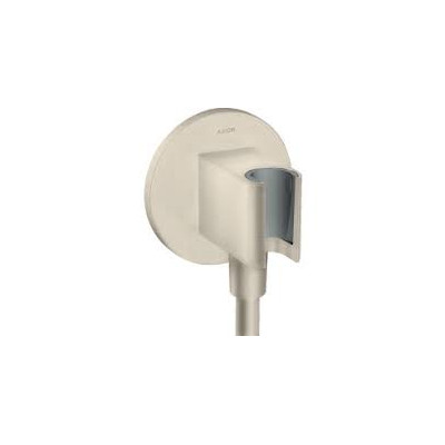 Dušo laikiklis su žarnos pajungimu AXOR ShowerSolutions, nerūdijančio plieno spalvos (Stainless Steel Optic)