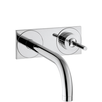 Praustuvo maišytuvas AXOR Uno 225 mm, 2 dalių, iš sienos, chromo spalvos