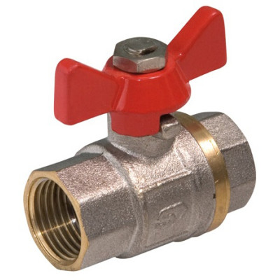 Žalvarinis chromuotas (matinis) SLOVARM KE-230 rutulinis ventilis Dn1/2"