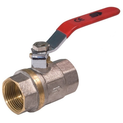 Žalvarinis chromuotas (matinis) SLOVARM KE-231 rutulinis ventilis Dn1.1/2"