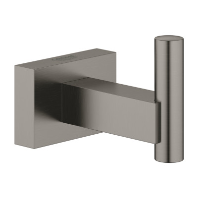 Kabliukas GROHE Essentials Cube, matinio grafito spalvos (Brushed Hard Graphite)