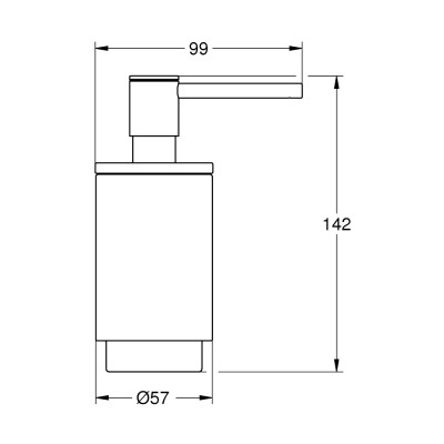 Muilo dozatorius GROHE Selection, rausvo aukso spalvos (Warm Sunset)