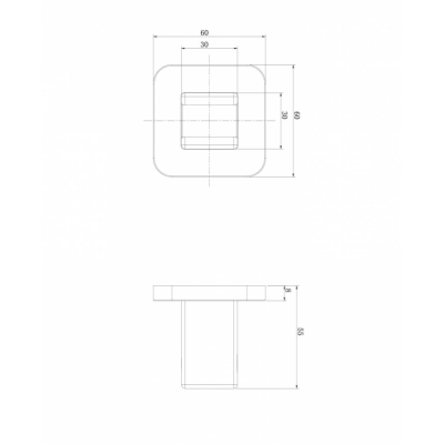Dušo galvutės laikiklis Omnires BRACKET, 8815ABL, juodas matinis