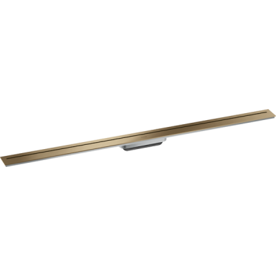 Dušo grotelės AXOR Drain 1200 mm, šlifuotos bronzos spalvos (Brushed Bronze)