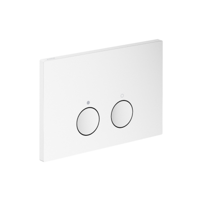 WC nuleidimo mygtukas AXOR FlushPlate Geberit Sigma WC rėmui, matinis baltas