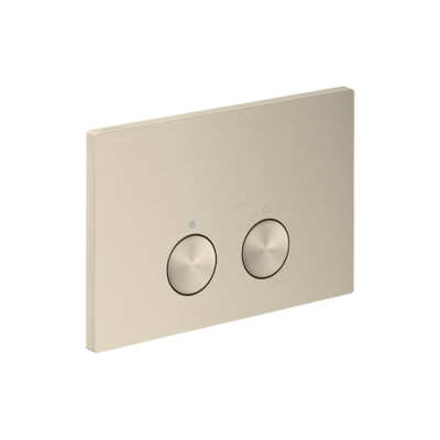WC nuleidimo mygtukas AXOR FlushPlate Geberit Sigma WC rėmui, šlifuoto nikelio spalvos (Brushed Nickel)
