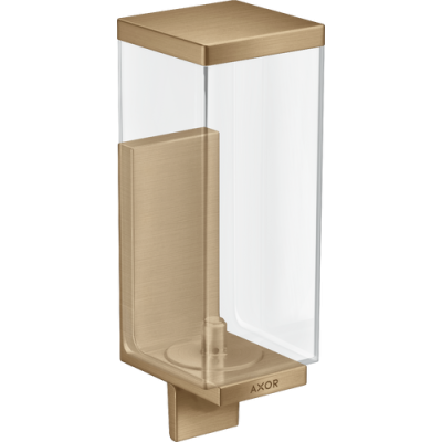 Muilo dozatorius AXOR Universal Rectangular, šlifuotos bronzos spalva (Brushed Bronze)