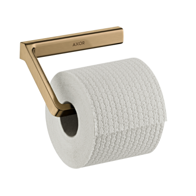 Tualetinio popieriaus laikiklis AXOR Universal Softsquare, šlifuotos bronzos spalva (Brushed Bronze)