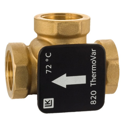 3-eigis termostatinis 61°C vožtuvas LK 820 Kvs9 Dn25 (bronza)