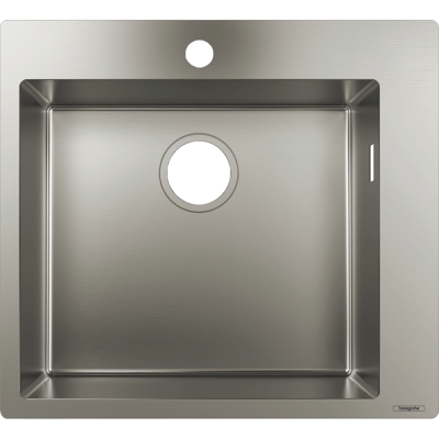 Nerūdijančio plieno plautuvė Hansgrohe S711-F450, montuojama ant stalviršio, 450 mm