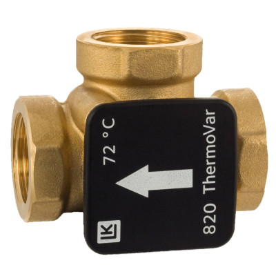 3-eigis termostatinis 72°C vožtuvas LK 820 Kvs9 Dn25 (bronza)