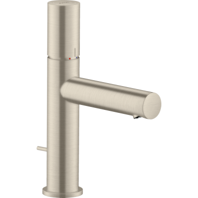 Praustuvo maišytuvas AXOR Uno zero handle 110, su svirtiniu (pop-up) dugno vožtuvu, nerūdijančio plieno spalvos (Stainless Steel