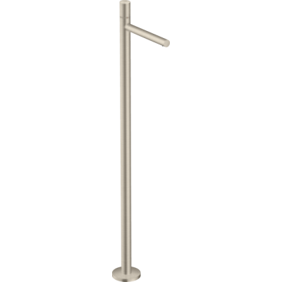 Praustuvo maišytuvas iš grindų AXOR Uno, be dugno vožtuvo, nerūdijančio plieno spalvos (Stainless Steel Optic)