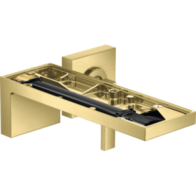 Praustuvo maišytuvas AXOR MyEdition 221 mm, 2 dalių, iš sienos, be apdailos, šlifuoto žalvario spalvos (Brushed Brass)