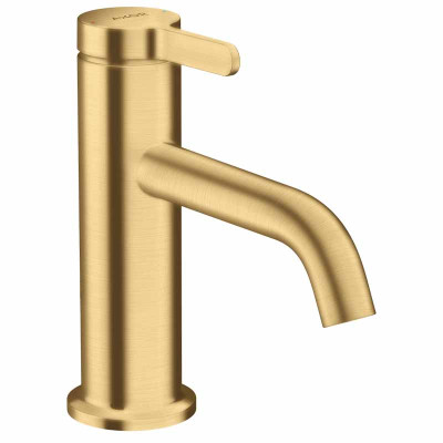 Praustuvo maišytuvas AXOR One 70 su dugno vožtuvu, šlifuoto aukso spalvos (Brushed Gold Optic)