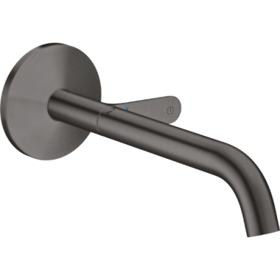 Praustuvo maišytuvas AXOR One Select 220 mm, iš sienos, šlifuoto juodo chromo spalvos (Brushed Black Chrome)
