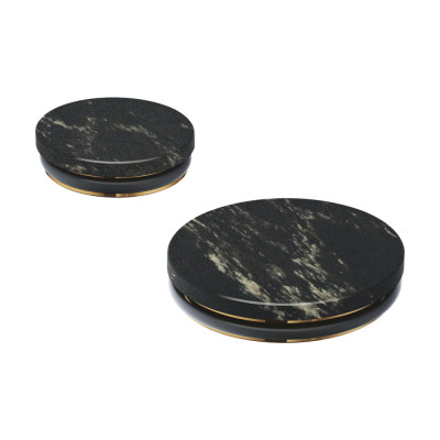 Apdaila rankenėlei dušo maišytuvui (24396) Grohe Atrio Private Collection Vanilla Noir Caesarstone 2 vnt