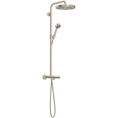 Termostatinė dušo sistema AXOR One su 280 1jet, šlifuoto nikelio spalvos (Brushed Nickel)