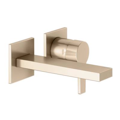 Praustuvo maišytuvas iš sienos Edition11, 2 dalių, snapas 165mm, spalva - šlifuota bronza (brushed bronze)