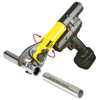 Akumuliatorinis presas REMS Mini-Press ACC Dn3/8"-1.1/4" (10-40mm) - 3