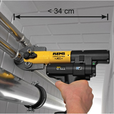 Akumuliatorinis presas REMS Mini-Press ACC Dn3/8"-1.1/4" (10-40mm) - 5