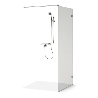 Dušo sienelė Brasta Glass DORA 895-898x2000 rudas stiklas