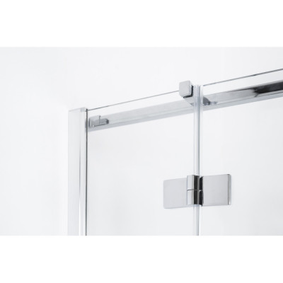 Dušo kabina Brasta Glass NINA PLIUS 975-988x975-988x2000 pilkas stiklas - 6
