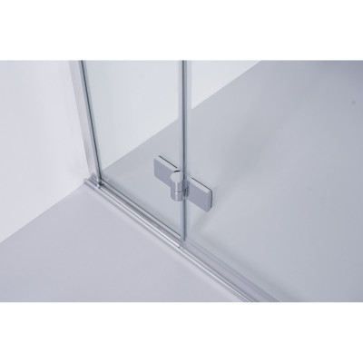 Dušo kabina Brasta Glass NINA PLIUS 975-988x975-988x2000 pilkas stiklas - 8