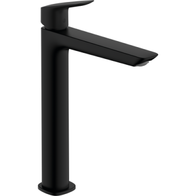 Praustuvo maišytuvas HANSGROHE Logis Fine 240, su dugno vožtuvu, spalva - juoda matinė