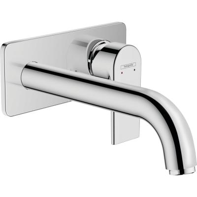 Praustuvo maišytuvas HANSGROHE Vernis Shape 207, iš sienos, be dugno vožtuvo, spalva - chromo